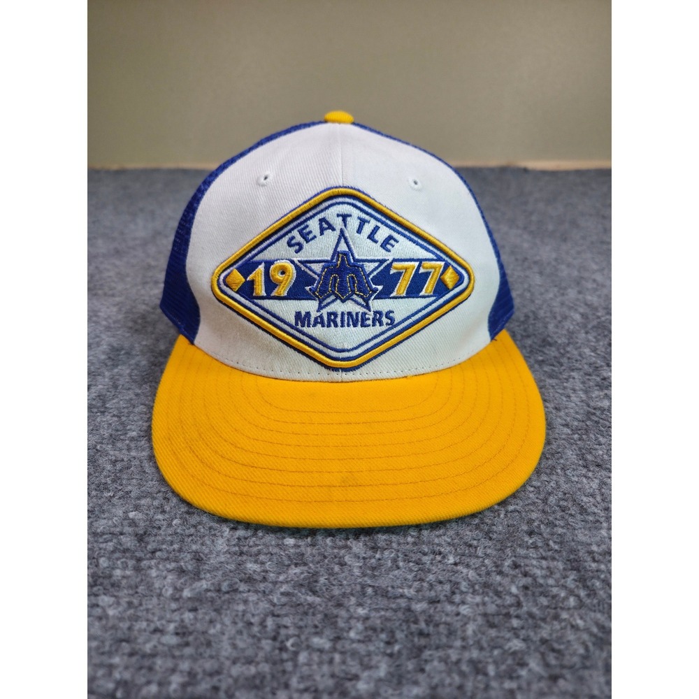Seattle Mariners Snapback Hat OSFA American Needle Cooperstown Collection Blue